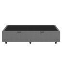 Ver imagem 4 de Base Cama Box Baú Solteiro Linho Cinza SkyBox