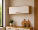 Ver imagem 1 de Armário Geladeira 1 Porta Dáfnia -Cinamomo/Off White- Cucina