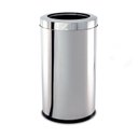 Ver imagem 1 de Lixeira Decorline Inox com Aro 25x46cm 21.2 Litros Brinox