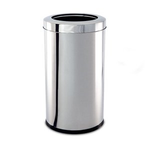 Lixeira Decorline Inox com Aro 25x46cm 21.2 Litros Brinox