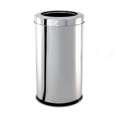 Lixeira Decorline Inox com Aro 25x46cm 21.2 Litros Brinox