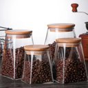 Ver imagem 2 de Pote 750ml Vidro Borossilicato Scalene Tampa Bambu Mimo Mimo Style