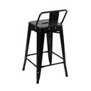 Ver imagem 4 de Banqueta Média Iron Tolix com Encosto 61cm Preto Preto