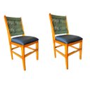 Ver imagem 1 de Kit 2 Cadeira Ana Hickmann com Corda Nautica e Estofado