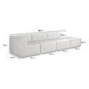 Ver imagem 4 de Sofá Modulado 4 Lugares 308cm Espuma D33 Multimóveis Cr45357 Branco