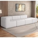 Ver imagem 1 de Sofá Modulado 4 Lugares 308cm Espuma D33 Multimóveis Cr45357 Branco