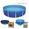 Piscina Circular Premium com capa e forro 4.500 l - MOR - 1