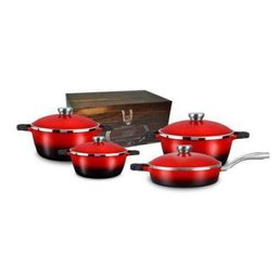 Conjunto de Panelas Proteus 4 peças Alumínio 8652 Mta Vermelho - 1