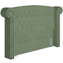 Ver imagem 5 de Cabeceira Cama Box Queen 160 Cm Sofia Bouclê Oliva - Lyam Decor