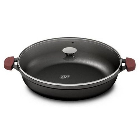 Disco Alto Ferro 6,9 Litros com Tampa de Vidro 8343 Mta Preto