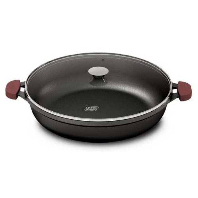 Disco Alto Ferro 6,9 Litros com Tampa de Vidro 8343 Mta Preto