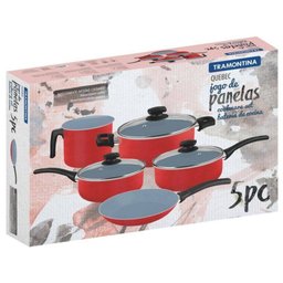 Jogo de Panelas Cerâmica 5 Peças Quebec - Tramontina - 3