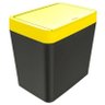 Lixeira Para Pia 5 Litros - Preto/Amarelo - 1
