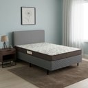 Ver imagem 1 de Conjunto Box Casal Ecoflex Ecoline D23 138 X 188 Cm Conforto e Qualidade