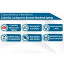 Ver imagem 2 de Colchão Solteiro Luckspuma Molas Bonnel Montreal Spring Pillow Top (78x188x25) - 