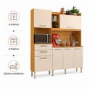 Ver imagem 4 de Cozinha Compacta 6 Portas 2 Gavetas Select Cinamomo / Off White Demobile