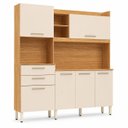 Ver imagem 2 de Cozinha Compacta 6 Portas 2 Gavetas Select Cinamomo / Off White Demobile