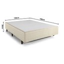 Ver imagem 4 de Cama Box Casal Molas Maxspring 138x188cm Koln Bege