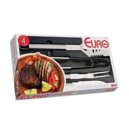 Conjunto para Churrasco 4 Peças Inox Euro Home - 2