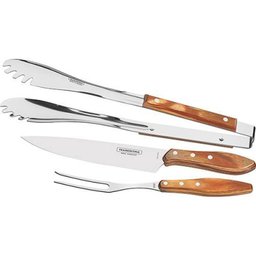 Jogo Para Churrasco Inox 3 Peças Natural - Tramontina - 1