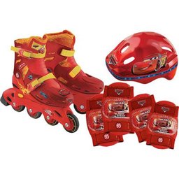 Kit Esportivo Carros Disney - Patins 33 Ao 36 - 1