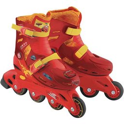 Kit Esportivo Carros Disney - Patins 33 Ao 36 - 2