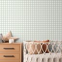 Ver imagem 1 de Papel de Parede Infantil Xadrez Vichy Verde Musgo