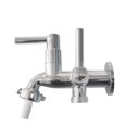 Ver imagem 1 de Torneira Abs Cromada Tanque Máquina De Lavar Parede 1428