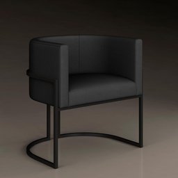 Poltrona Estofada Oregon Preto Fosco/suede Preto - M. Arapongas Preto Fosco/suede Preto - 2