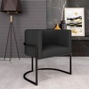 Ver imagem 1 de Poltrona Estofada Oregon Preto Fosco/suede Preto - M. Arapongas Preto Fosco/suede Preto