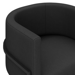 Poltrona Estofada Oregon Preto Fosco/suede Preto - M. Arapongas Preto Fosco/suede Preto - 4