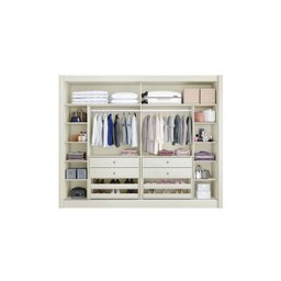 Guarda Roupa Casal 2 Portas 4 Gavetas - Creta-off White - Móveis Europa - 3