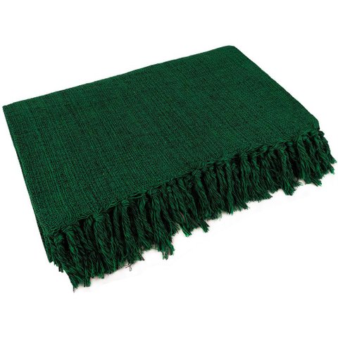 Manta para Sofá Gigante Decorativa Verde Escuro 240x180 Modelo:manta
