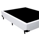 Ver imagem 3 de Cama Box Viúva Sintético Branco Emth 128x188x40