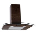 Ver imagem 1 de Coifa de Parede 60cm Vidro Curvo Slim Fogatti Wood Nogueira 220v
