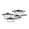Jogo de Panelas Aço Inox com Revestimento Cerâmico Interno 4 Peças Tramontina - 1