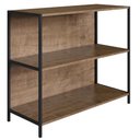 Ver imagem 1 de Estante Aparador Estilo Industrial Steel Quadra 27868 Vermont Base Preta - Artesano