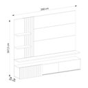 Ver imagem 2 de Bancada Suspensa Atena Cinamomo Off White Madetec