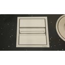 Ver imagem 4 de Lixeira Quadrada de Embutir com Puxador Linear Inox 5l