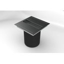 Ver imagem 1 de Lixeira Quadrada de Embutir com Puxador Linear Inox 5l