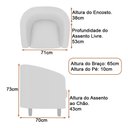 Ver imagem 4 de Conjunto Sofá 2 Lugares e Poltrona Dolar Pu Caramelo | Bouclé Suave Off White - Sallar Home