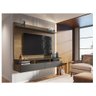 Painel para Tv Home Suspenso Ambiente Noruega Freijó Grafite Perolizado - Móveis Leão - 1