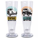 Ver imagem 1 de Conjunto 2 Copos de Chopp Vintage Fusca e Kombi