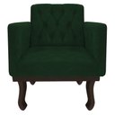 Ver mais imagens de Kit Diva Recamier Juliana 160cm Lado Esquerdo e 01 Poltrona Classic Suede Verde - Amarena Móveis