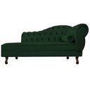 Ver imagem 7 de Kit Diva Recamier Juliana 160cm Lado Esquerdo e 01 Poltrona Classic Suede Verde - Amarena Móveis