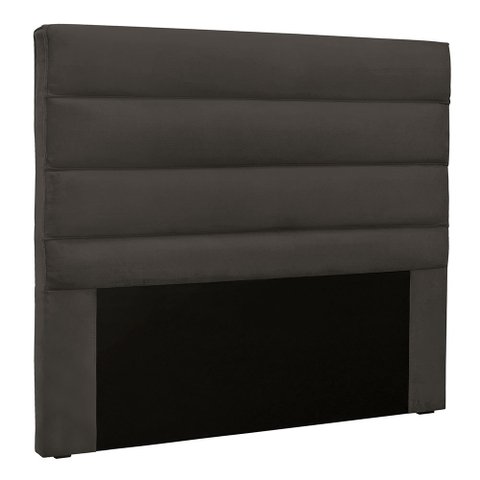 Cabeceira King 1,95m Las Palmas Suede - Pallazio Cinza