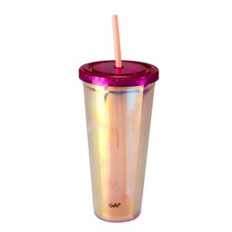 Copo Canudo Holográfico 650 ml - Faça Sua Revolução - 2