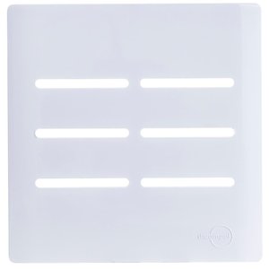 Placa 4x4 Para 6 Interruptores Branco Novara