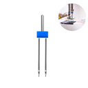 Ver imagem 3 de Kit 10 Agulha Dupla para Maquina Domestica Hzx1 4mm - Numero 14