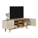 Ver imagem 3 de Rack para Tv até 75 Polegadas Orlando Tauari/off White - Linea Brasil